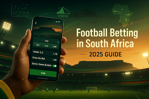 phone-displaying-app-in-front-of-stadium and-lights